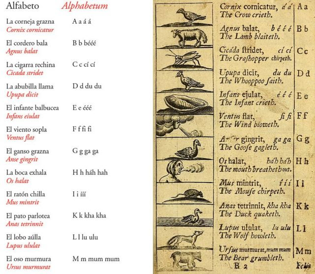Página de Orbis Pictus