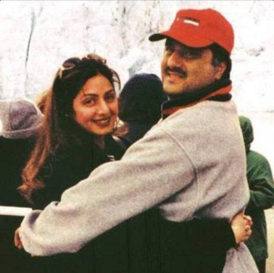 Image result for Rare Family Photos Of Boney Kapoor And Sridevi