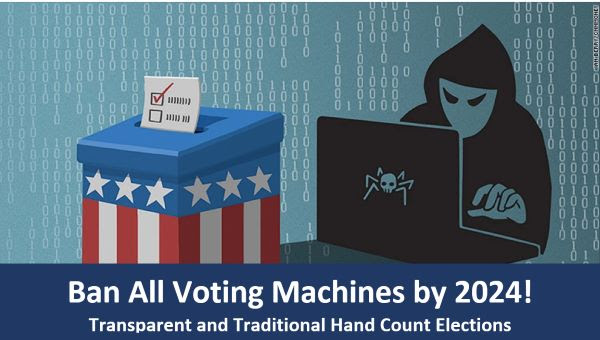 Ban all Voting Machines by 2024!