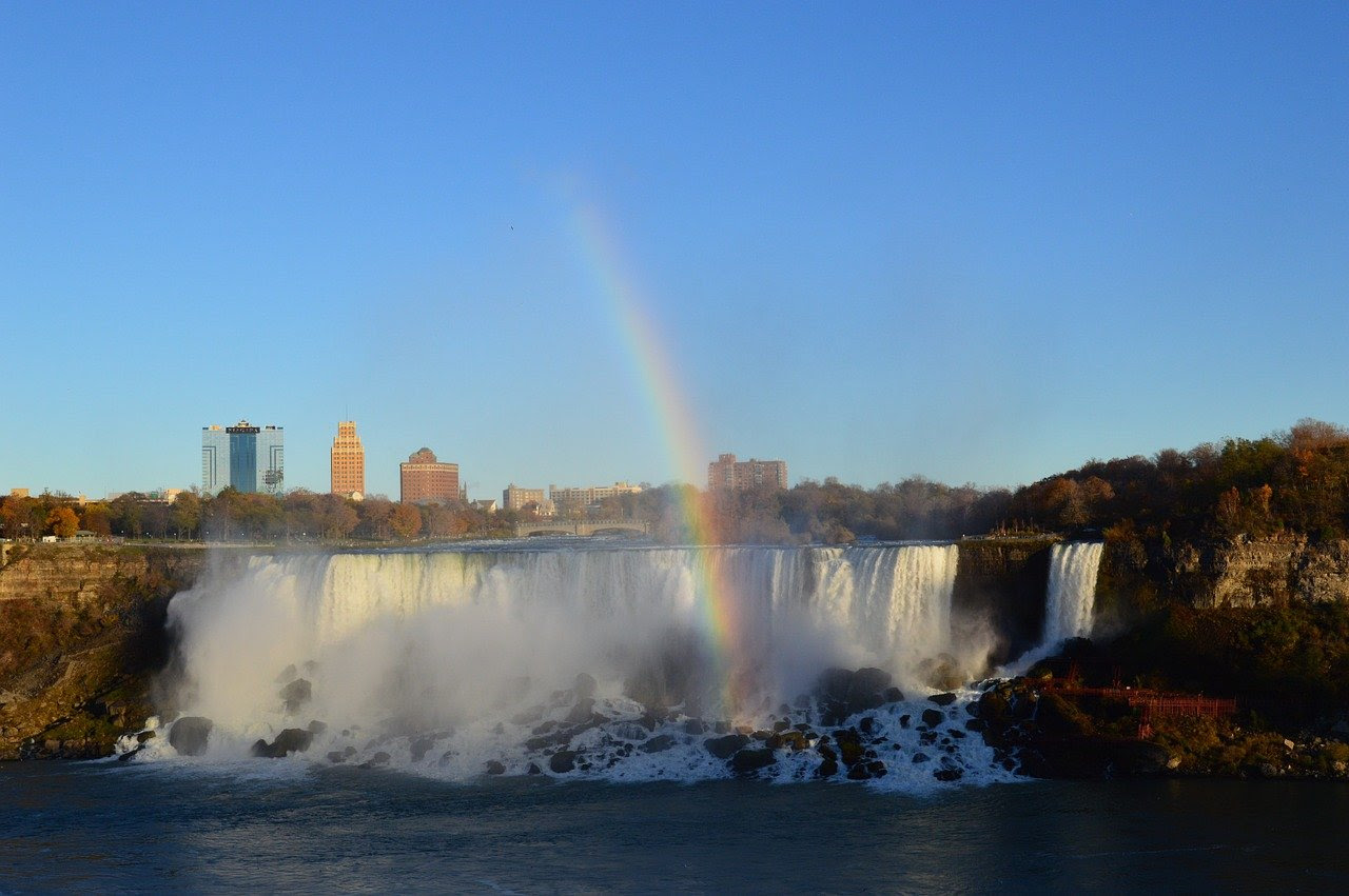 Ảnh thác nước Niagara và cầu vồng