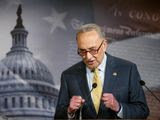 In this June 16, 2020, photo, Senate Majority Leader Chuck Schumer of N.Y., speaks during a news conference on Capitol Hill in Washington. (AP Photo/Manuel Balce Ceneta) ** FILE **