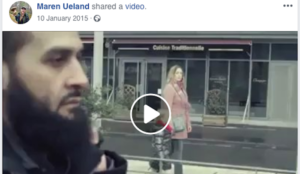 Maren Ueland, beheaded by ISIS jihadis in Morocco, in 2015 posted pro-Muslim migrant video on Facebook