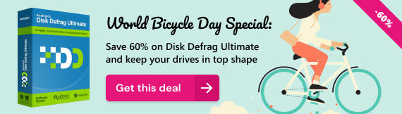 Auslogics Disk Defrag Ultimate Discount Coupon World Bicycle Day