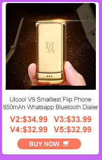 Ulcool V9 Smalllest Flip Phone 850mAh Whatsapp Bluetooth Dialer