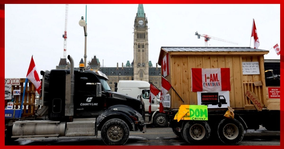 Freedom Truckers Stun Liberal Leader - You Won't Believe What They Just Did To Him