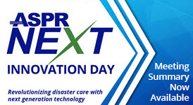 ASPR Next logo with the words Innovation Day, Meeting Summary Now Available
