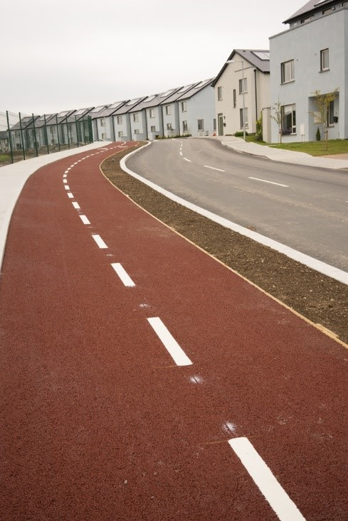 new cycle path in Ballygossan, Skerries