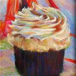 SOLD - HAPPY, HAPPY! and BOSTON CREAM cupcake pastels by Susan Roden - Posted on Wednesday, January 14, 2015 by Susan Roden