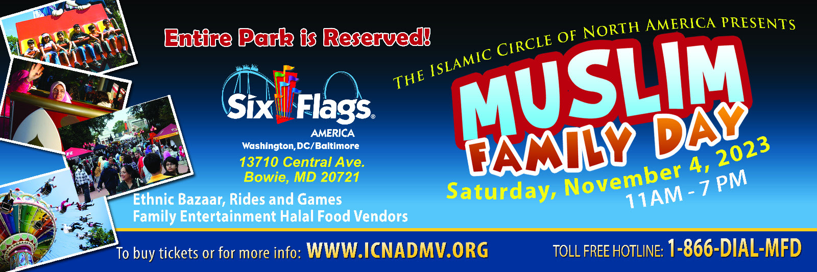 Muslim Family Day at Six Flags! Islamic Community Center of Laurel