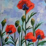 A Little Color with your Poppies - Posted on Tuesday, December 2, 2014 by Mary Anne Cary