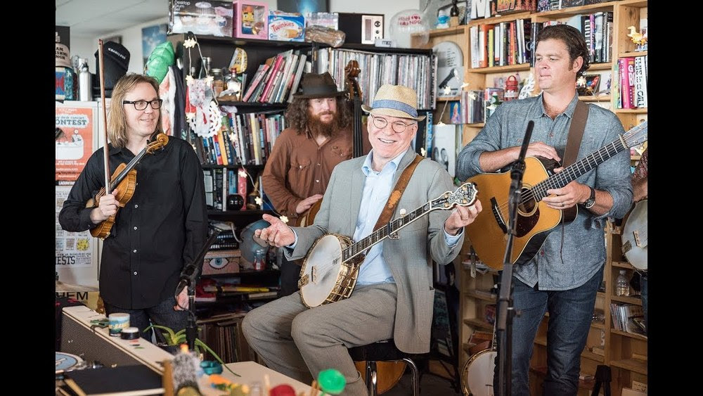 And Now, a Great Tiny Desk Concert From Steve Martin and the Steep Canyon Rangers