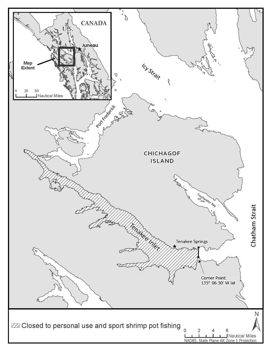 Tenakee Inlet Personal Use and Sport Shrimp PotFisheries Closure