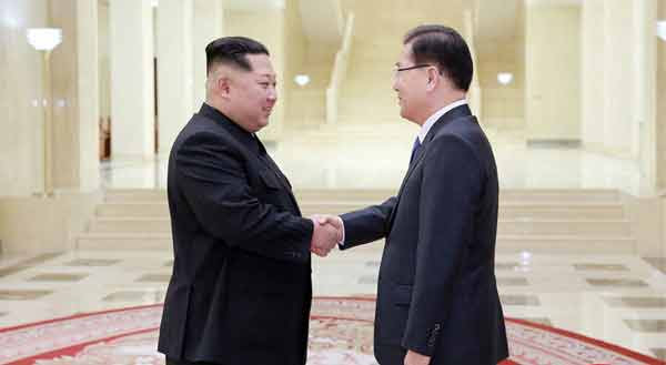 Coreias reúnem-se para falar de desnuclearização