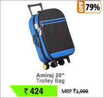 Amiraj 20 Inches Trolley Bag
