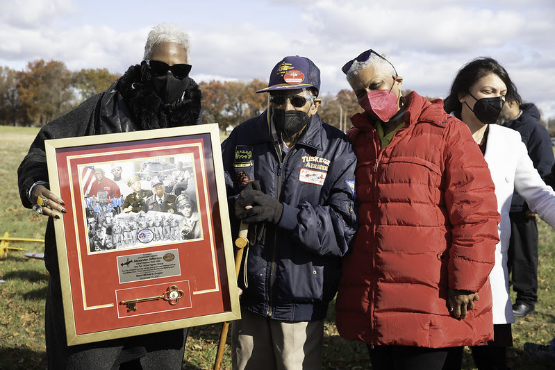 Lt Col Jefferson honored pic