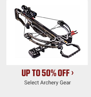 UP TO 50% OFF - Select Archery Gear | SHOP NOW