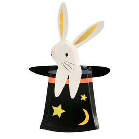 Meri Meri Bunny in Hat Shaped Plates