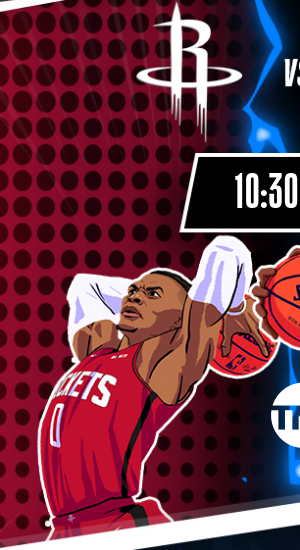 Rockets vs. Clippers at 10:30PM on NBA on TNT