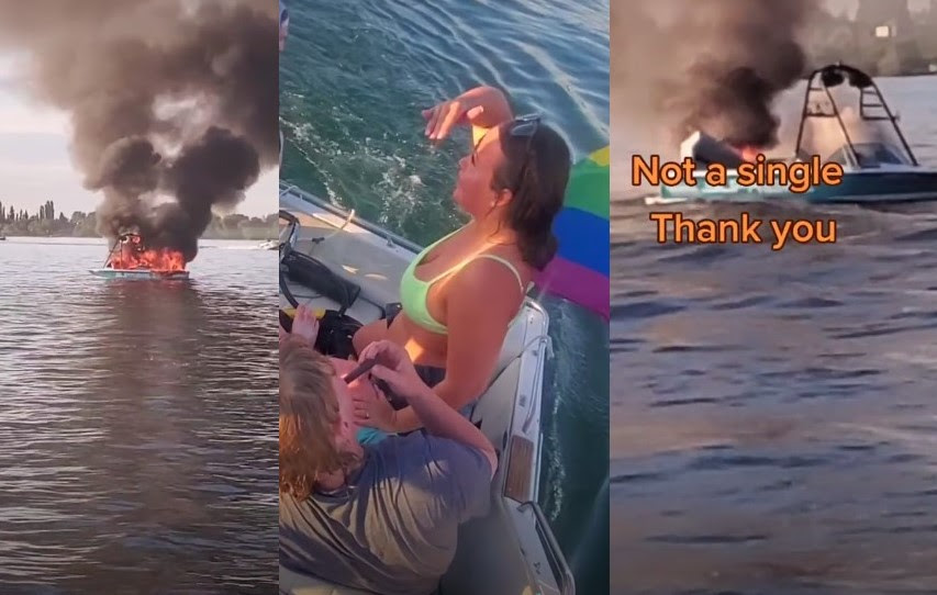 New video shows ungrateful bullies in tears after LGBTQ people save them from burning boat