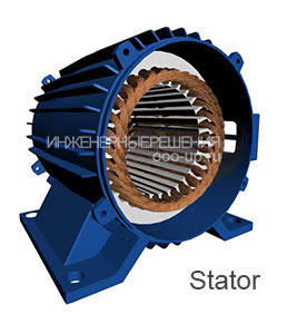 Induction motor stator