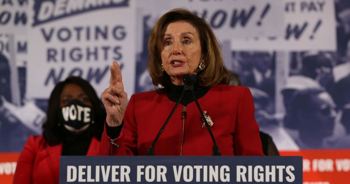 Pelosi Goes Ballistic, Has Total Meltdown Over Senators Opposing Filibuster Change and Election Takeover