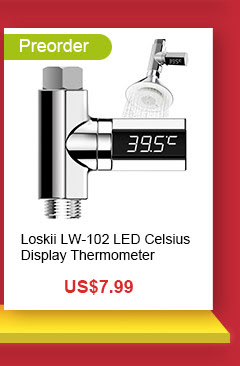 Loskii LW-102 LED Celsius Display Water Shower Thermometer