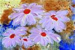 ORIGINAL MIXED MEDIA DAISY PAINTINGS - Posted on Friday, March 27, 2015 by Sue Furrow