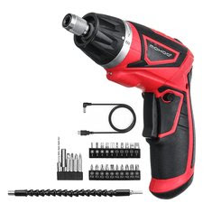 MIOHOO 3.6V 2000mAh USB Cordless Electric Screwdriver Set