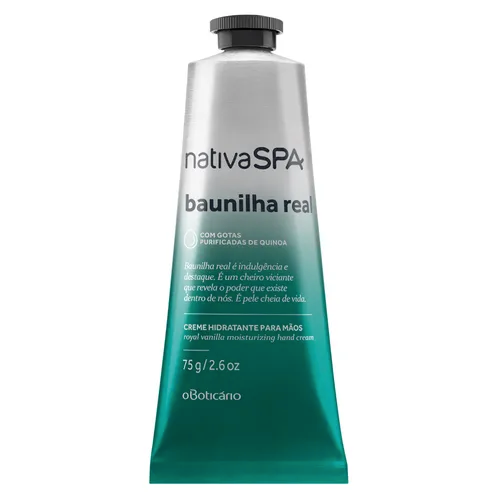 Lançamento Nativa SPA Baunilha Real de o Boticário Lançamento Nativa SPA Baunilha Real de o Boticário