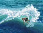 Skimboard Surfer - Posted on Wednesday, January 21, 2015 by Alice Leggett
