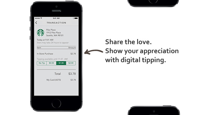 Share the love. Show your appreciation with digital tipping. 