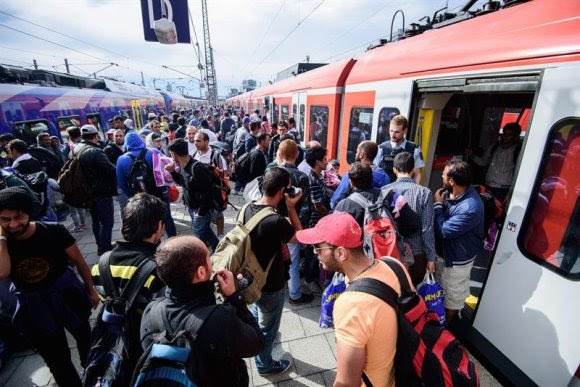 Alemania suspende temporalmente acogida de refugiados. Foto: EFE