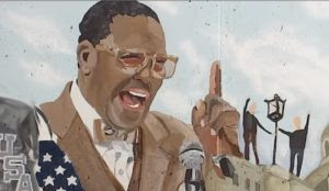 New York: Taxpayer-funded mural features Jew-hating Nation of Islam top dog Louis Farrakhan