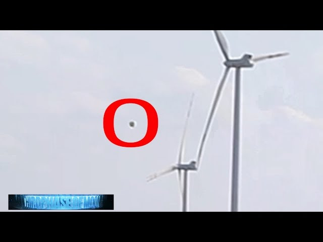 OMG NEAR COLLISION UFO STOPS TURBINE WINDMILLS THEN PASSES THREW! CRAZY FOOTAGE 2016  Sddefault