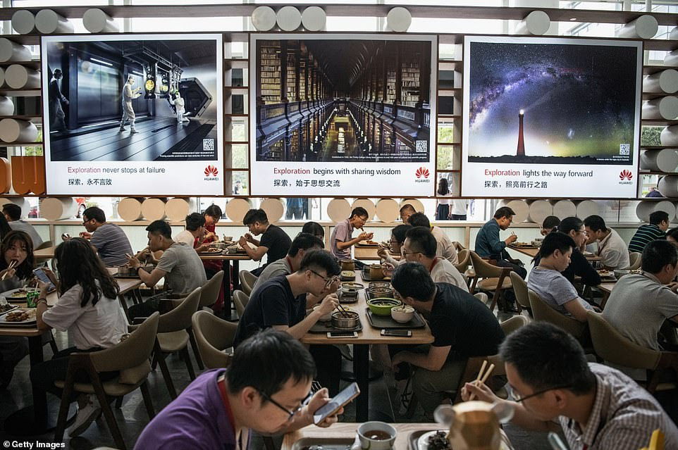 It is said that Huawei's founder, 75-year-old soldier-turned-billionaire Ren Zhengfei, has always hoped for a creative but casual work environment in an office area that resembles a small town - something similar to what Google or Apple has