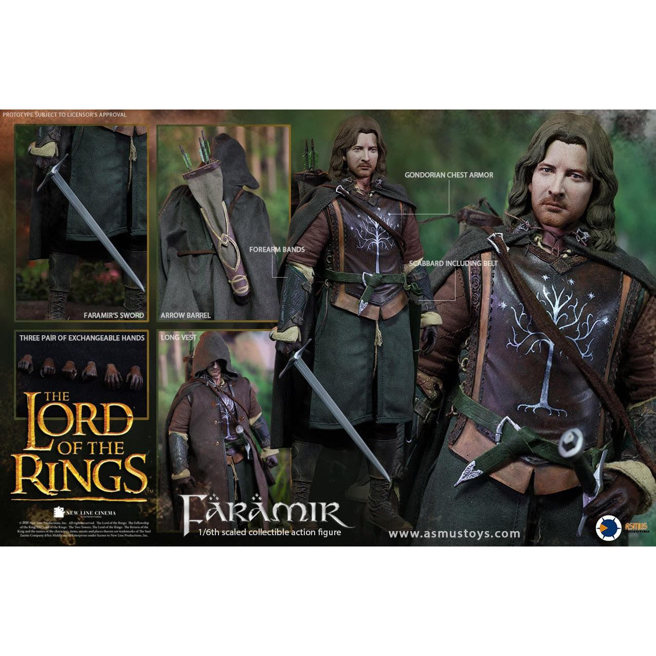 Image of Asmus Toys The Lord Of The Ring Series: Faramir - Q3 2020