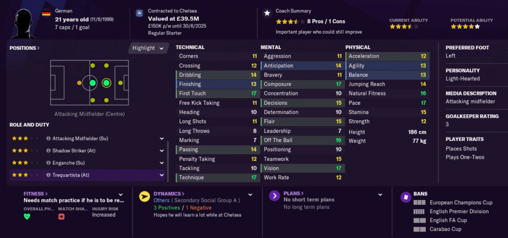 From horrific striker to the best AM I've had since FM18 :  r/footballmanagergames