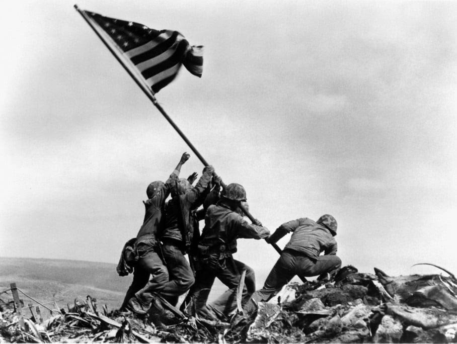 famous Iwo Jima photo