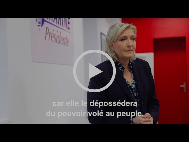 Inscription sur les listes électorales : l'appel de Marine Le Pen