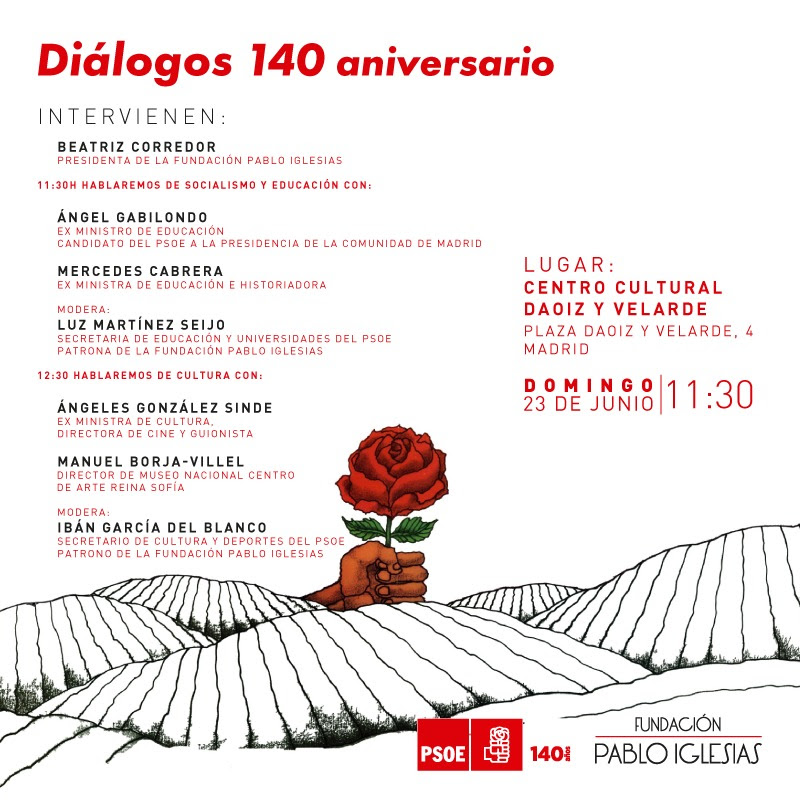 Diálogos 140 aniversario. Domingo-23 de junio
