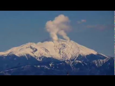 2/08/2016 -- Mount Ontake-San in Japan major steaming -- Eruption concerns growing  Hqdefault