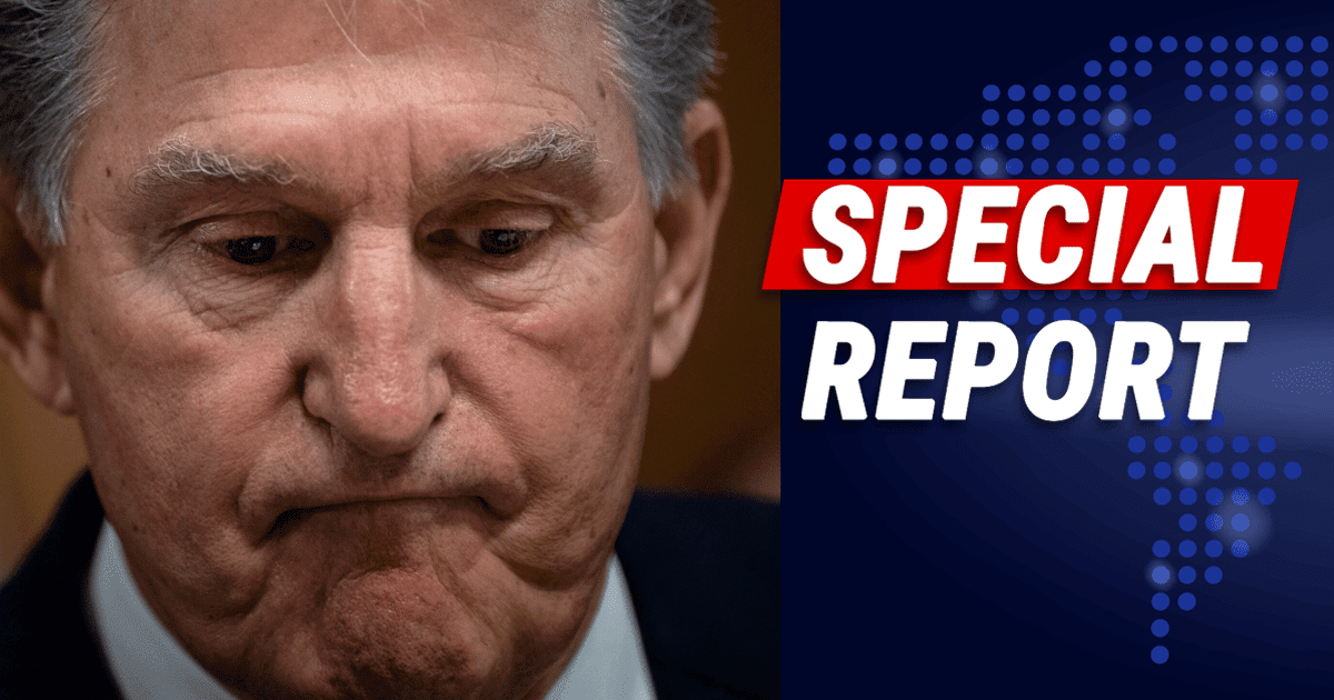 Manchin Suffers Double-Whammy in 1 Day - This Could Change Everything For Joe