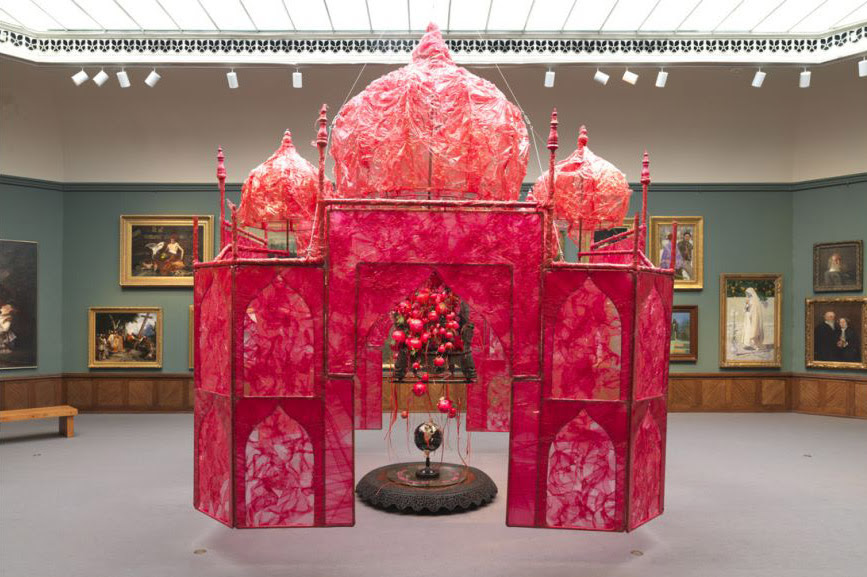 Rina Banerjee gallery installation at PAFA