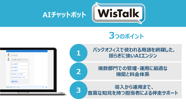 「WisTalk」の特長