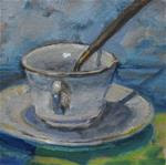 Cup and Saucer Still Life - Posted on Saturday, April 4, 2015 by Catherine Crookston