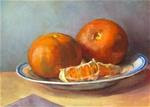 22 - Clementines and Plate - Posted on Tuesday, April 7, 2015 by Ed Watson