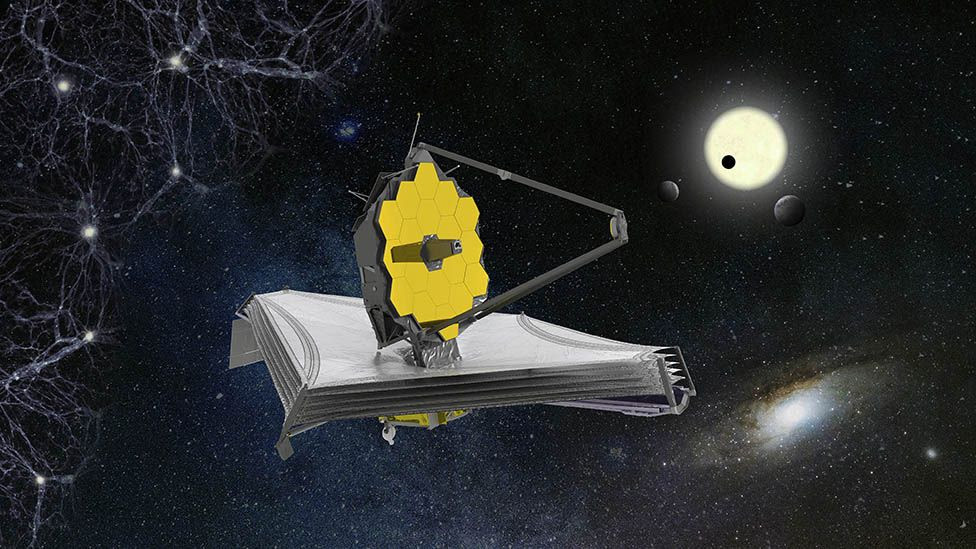 Illustration of the James Webb Space Telescope