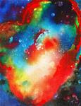 Heart Nebula - Posted on Sunday, February 15, 2015 by Reveille Kennedy