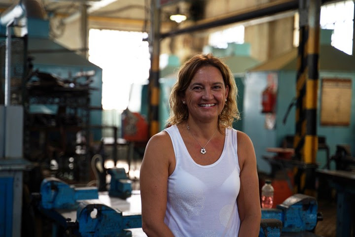 Mariela Guadagnoli, profesora de una escuela técnica de Gálvez, Santa Fe.