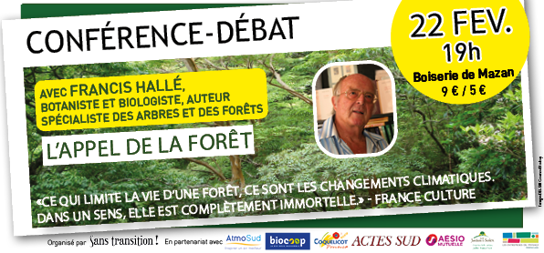 Conférence Francis Hallé Boiserie Mazan